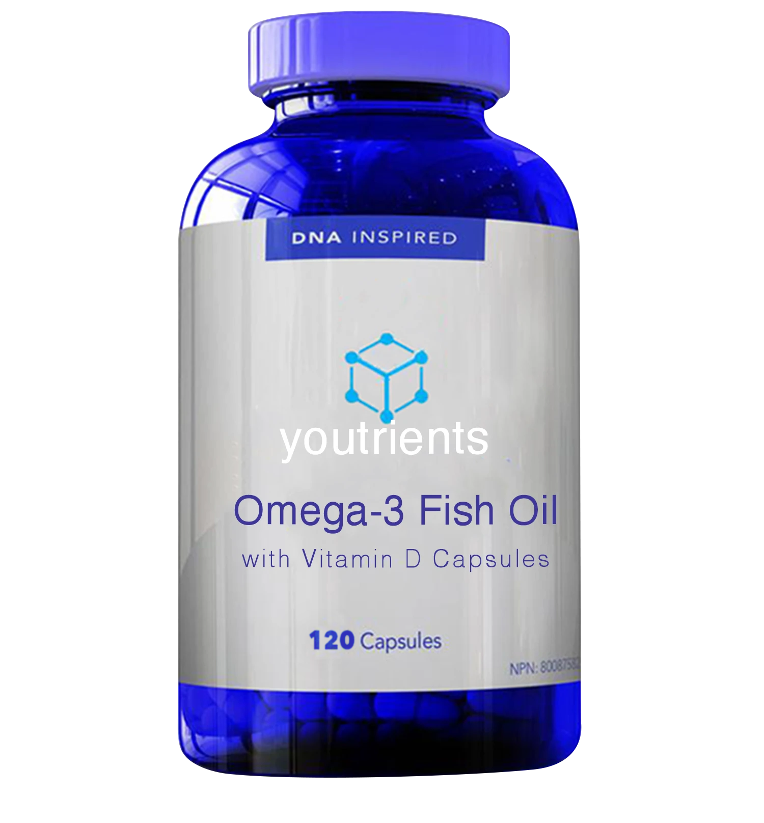Omega-3 Fish Oil with Vitamin D Capsules
